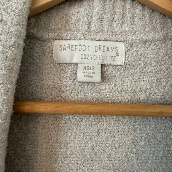 Barefoot Dreams CozyChic Lite Circle Gray Cardigan - Picture 4 of 4